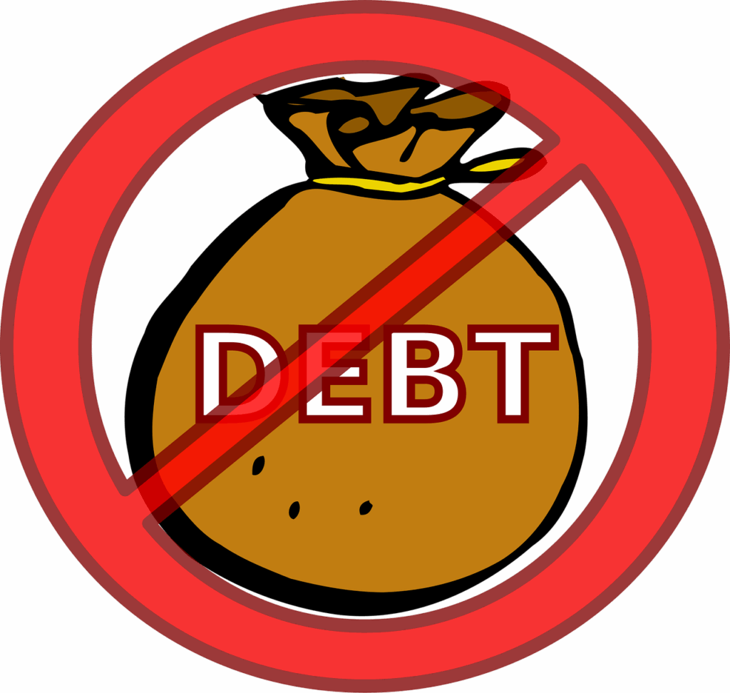 No debt